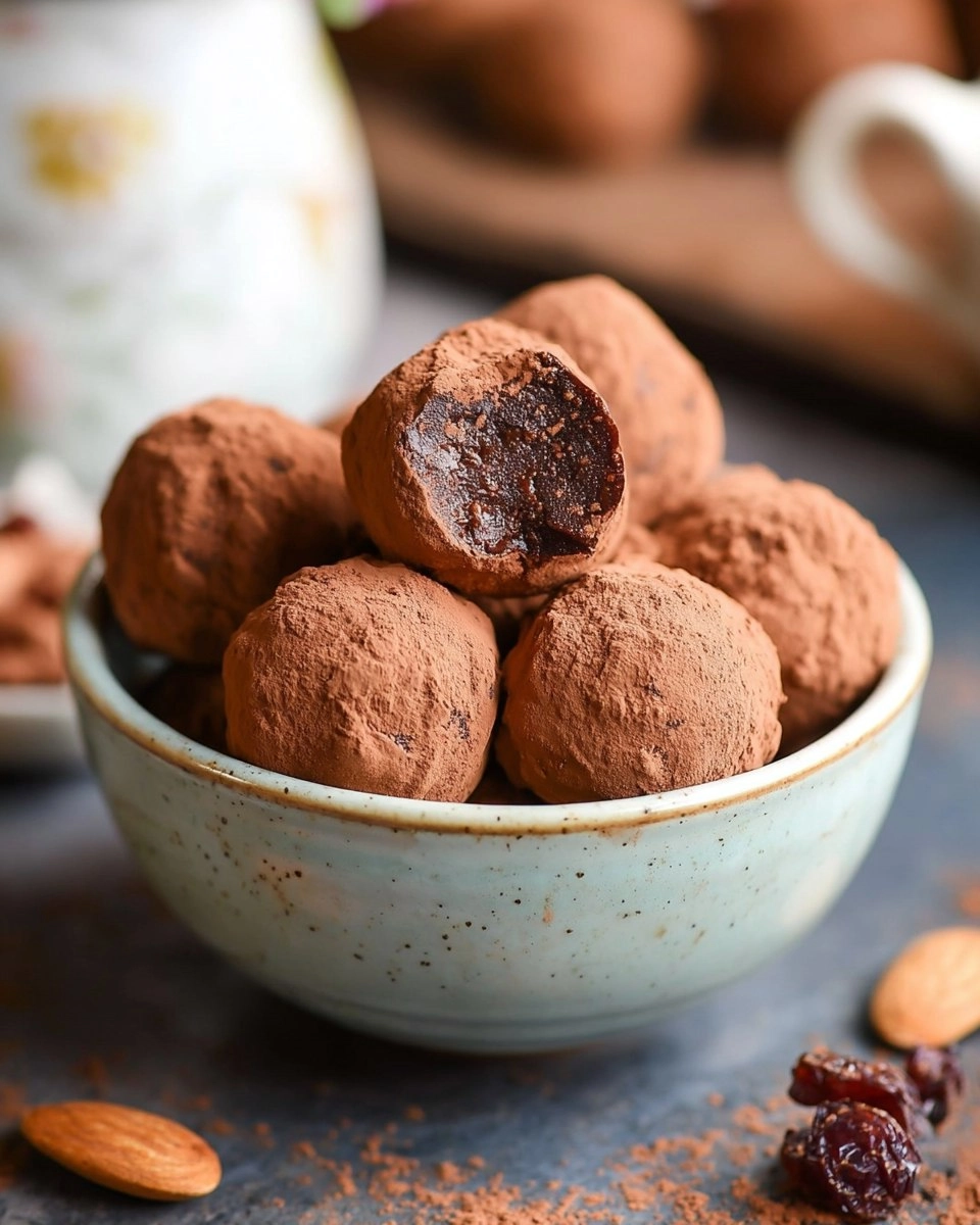 Chickpea Chocolate Truffles