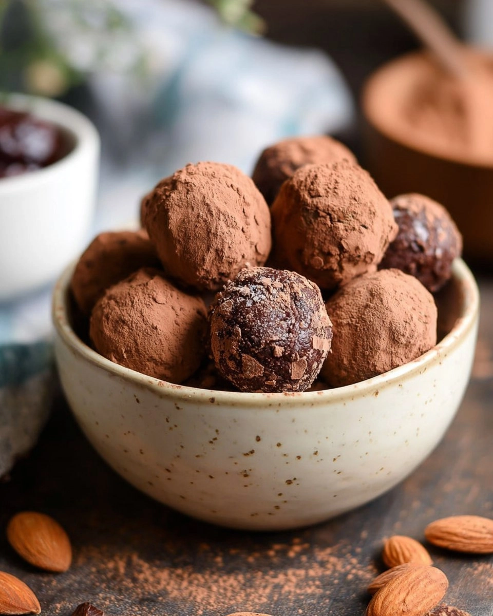Chickpea Chocolate Truffles