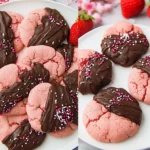Chocolate-Covered-Strawberry-Cookies-Perfect-For-Your-Sweetheart-Recipe