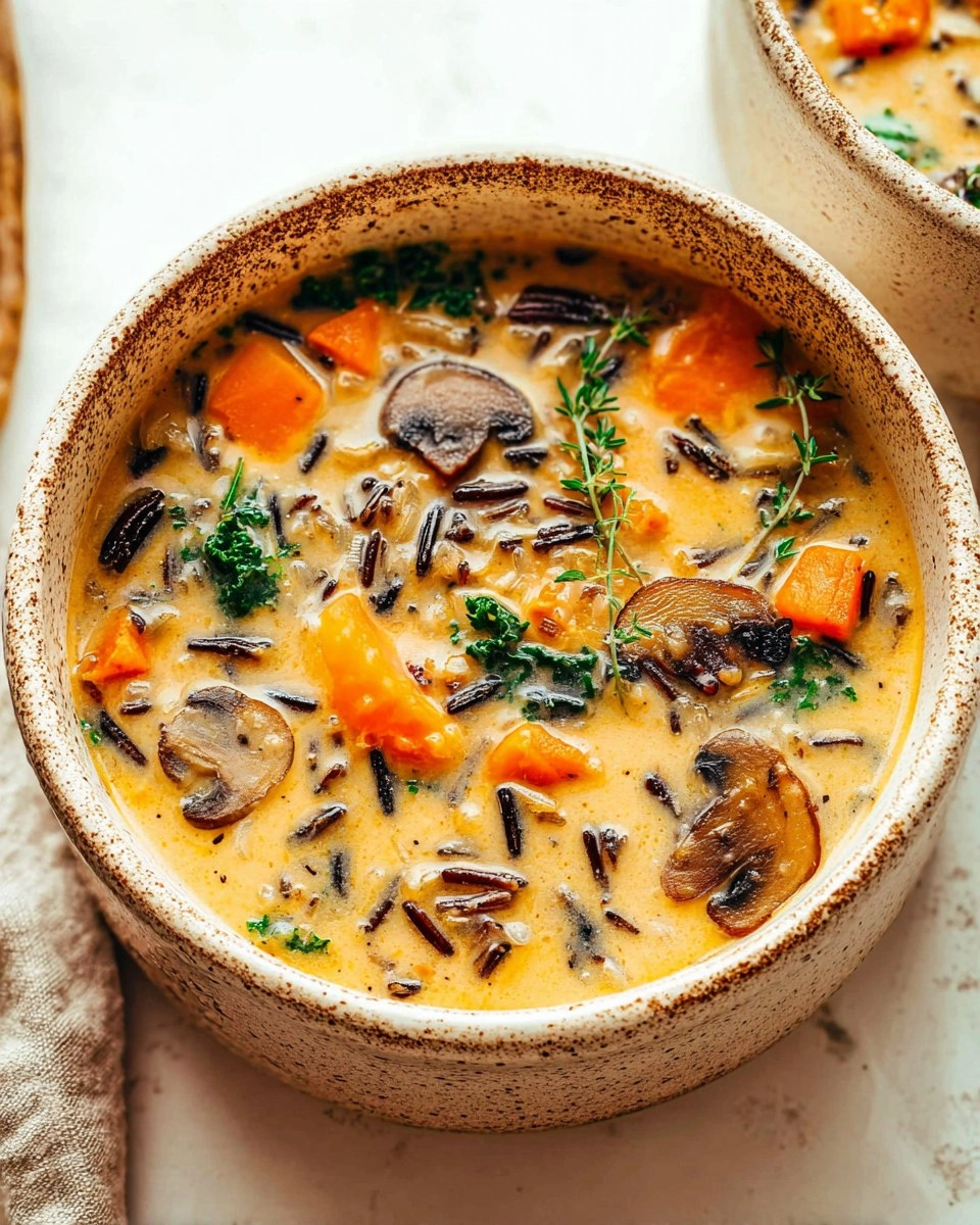 Cozy Autumn Wild Rice Soup