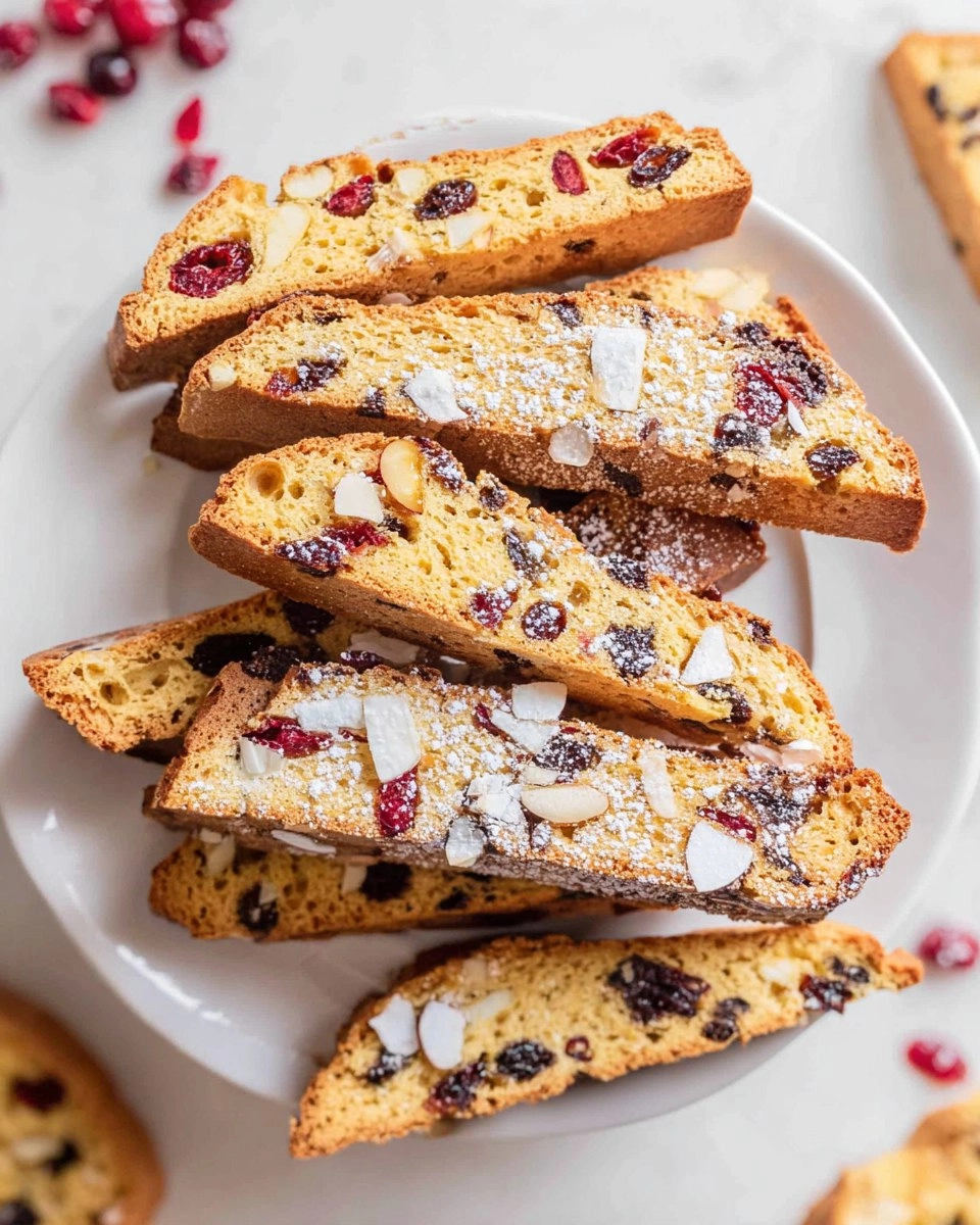 Cranberry Orange Biscotti