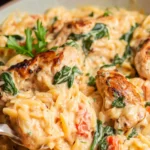 Creamy-Baked-Chicken-Orzo-Recipe