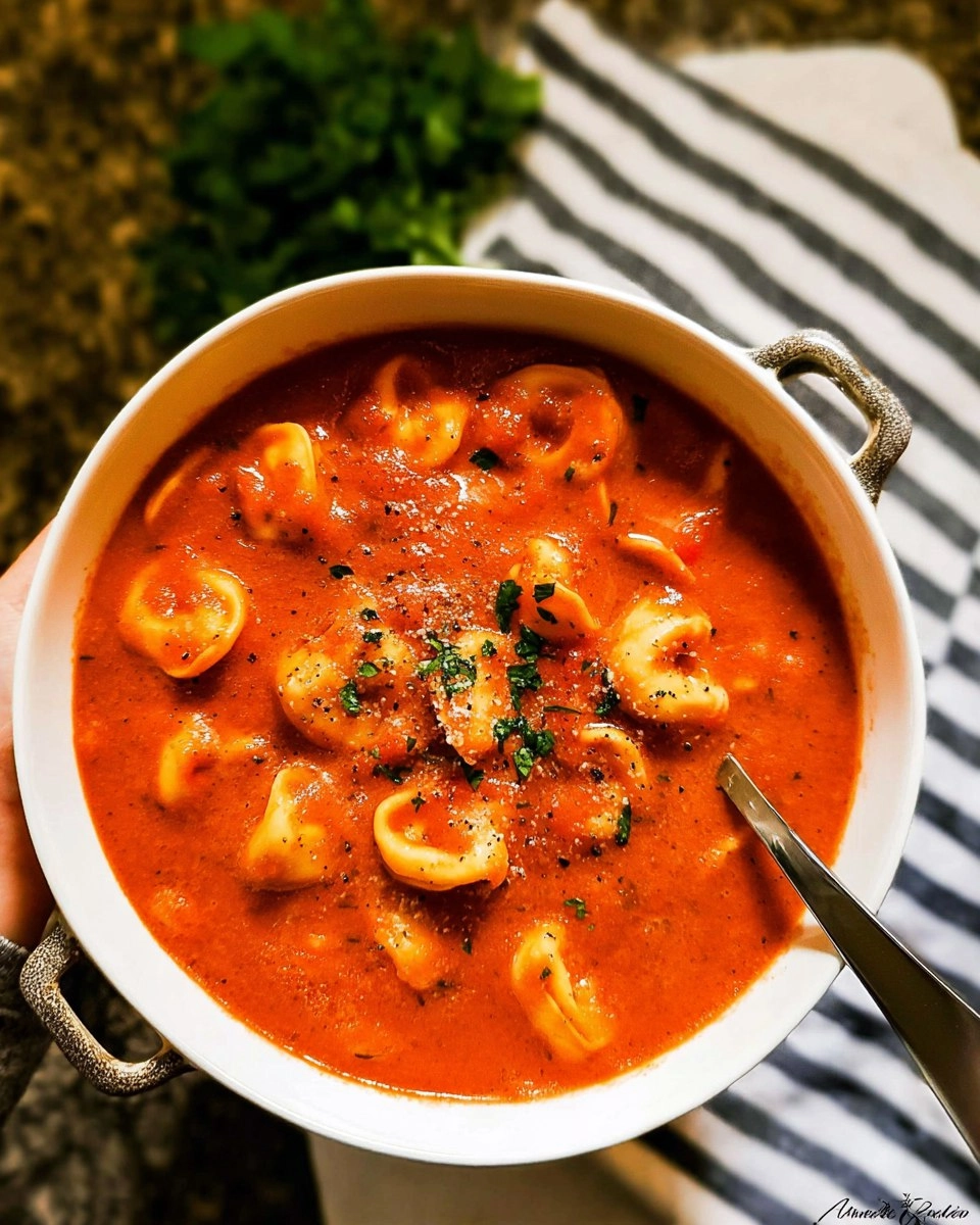 Creamy Tomato Tortellini Soup 113 Creamy Tomato Tortellini Soup