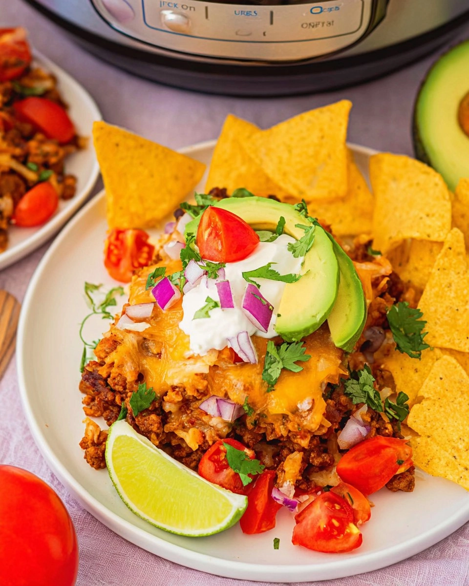Crockpot Taco Casserole