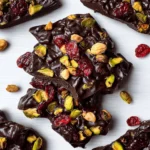 Dark-Chocolate-Bark-with-Pistachios-and-Cranberries-Recipe
