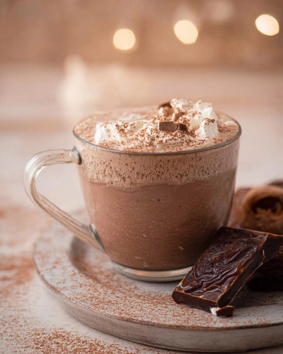 Date Sweetened Hot Chocolate (Naturally Creamy)