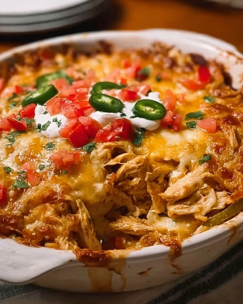 Easy Chicken Fajita Casserole