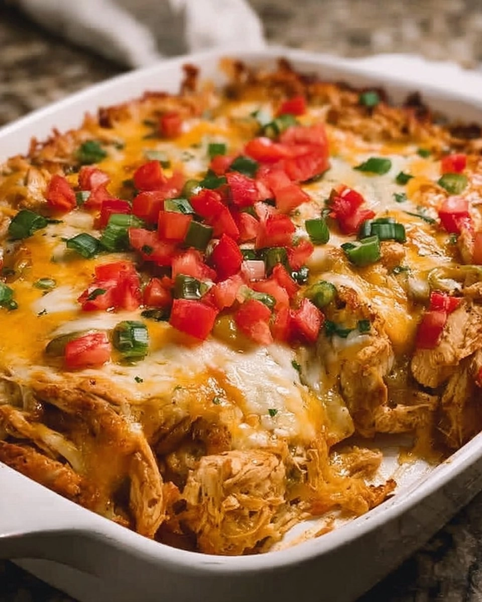 Easy Chicken Fajita Casserole