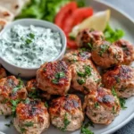 Easy-Greek-Turkey-Meatballs-with-Tzatziki-Recipe