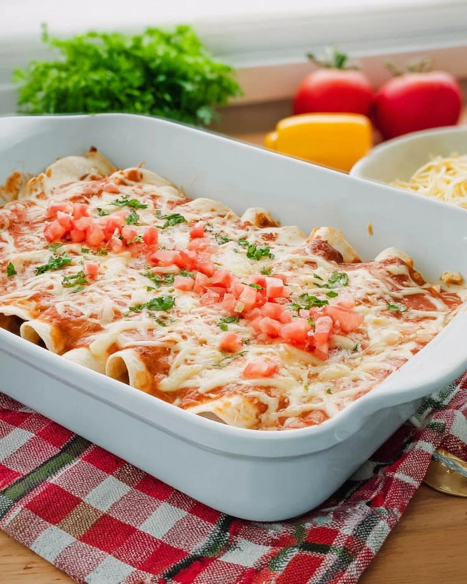 Easy Healthy Chicken Enchiladas