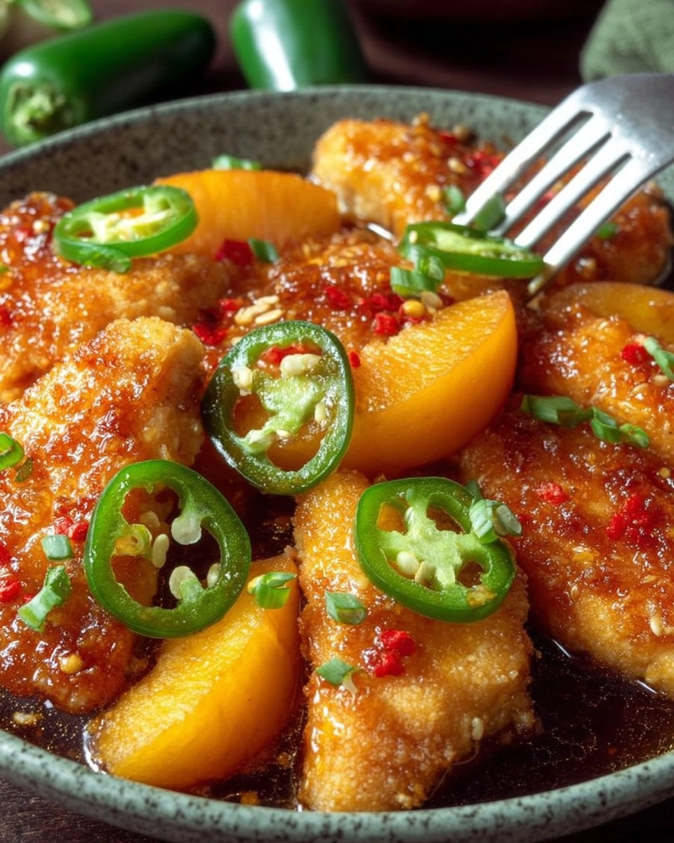 Easy Jalapeño Peach Chicken 113 Easy Jalapeño Peach Chicken
