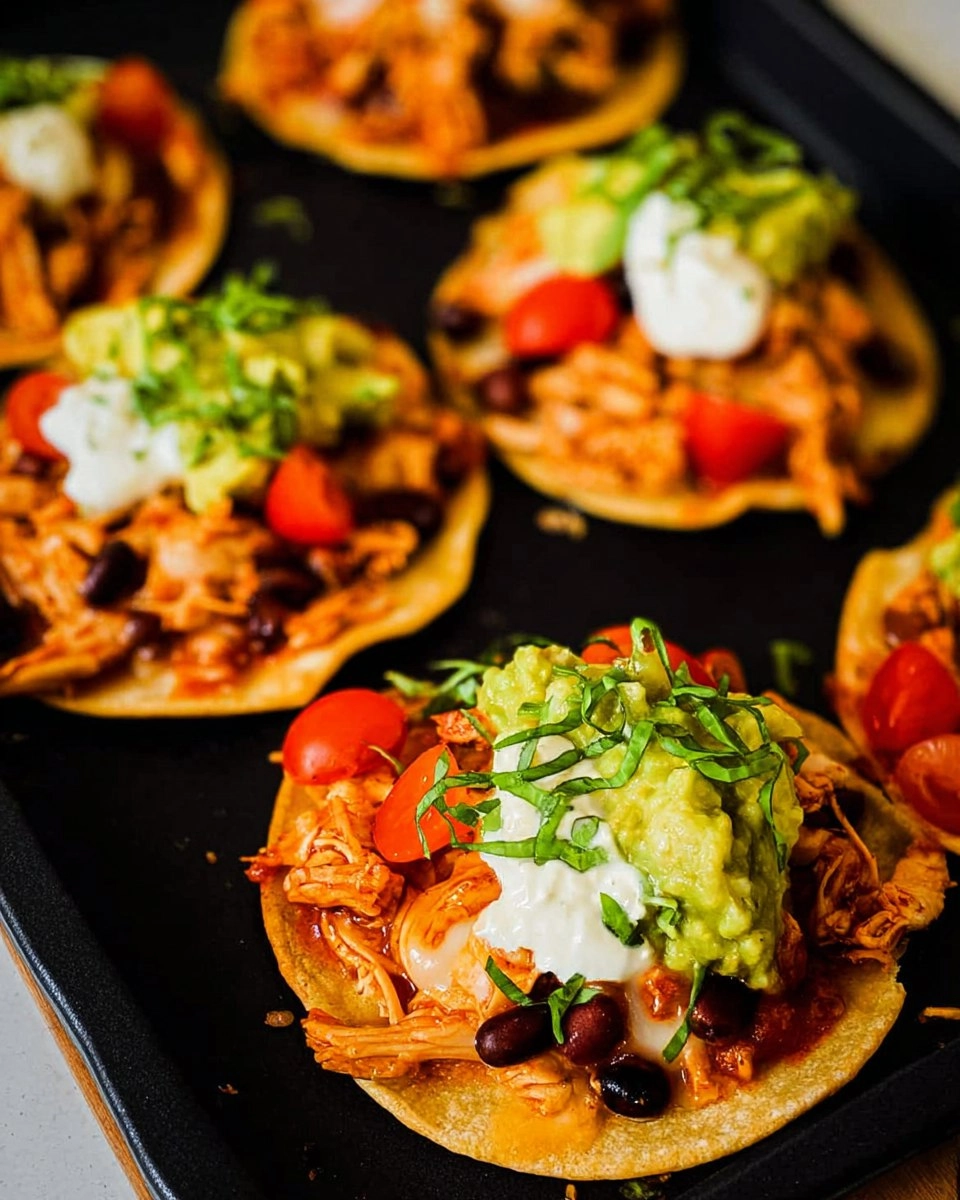Easy Rotisserie Chicken Tostadas