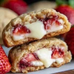Easy Strawberry Cheesecake Cookies 144 Easy-Strawberry-Cheesecake-Cookies-Valentine-Stuffed-and-Bakery-Recipe