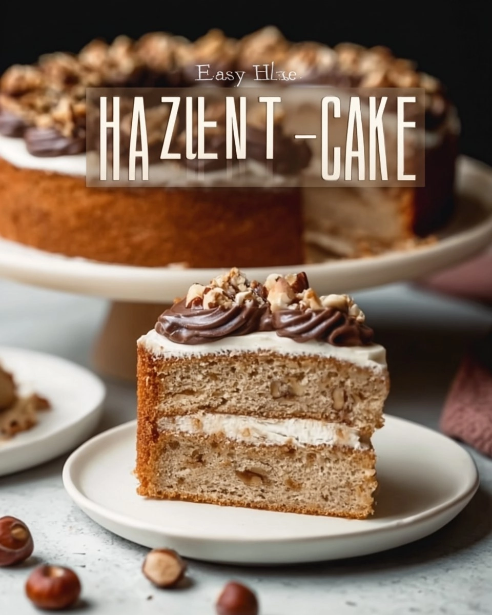 Easy and Quick Hazelnut Cake