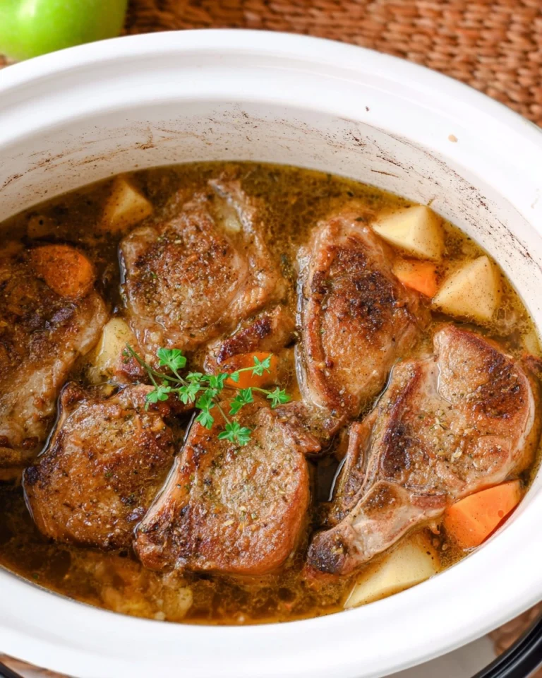 Fall-Apart-Tender-Crockpot-Apple-Pork-Chops-Recipe