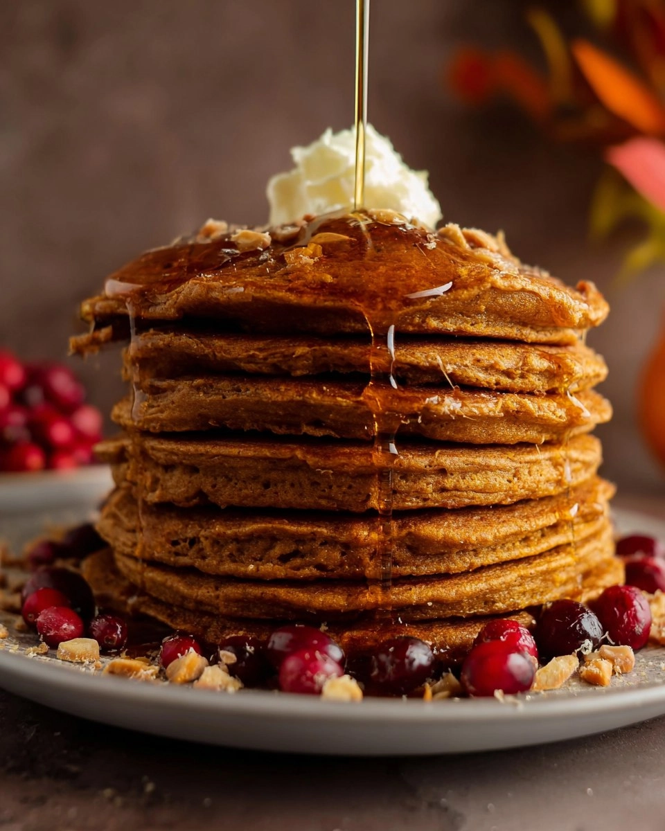 Fluffy Gingerbread Pancakes