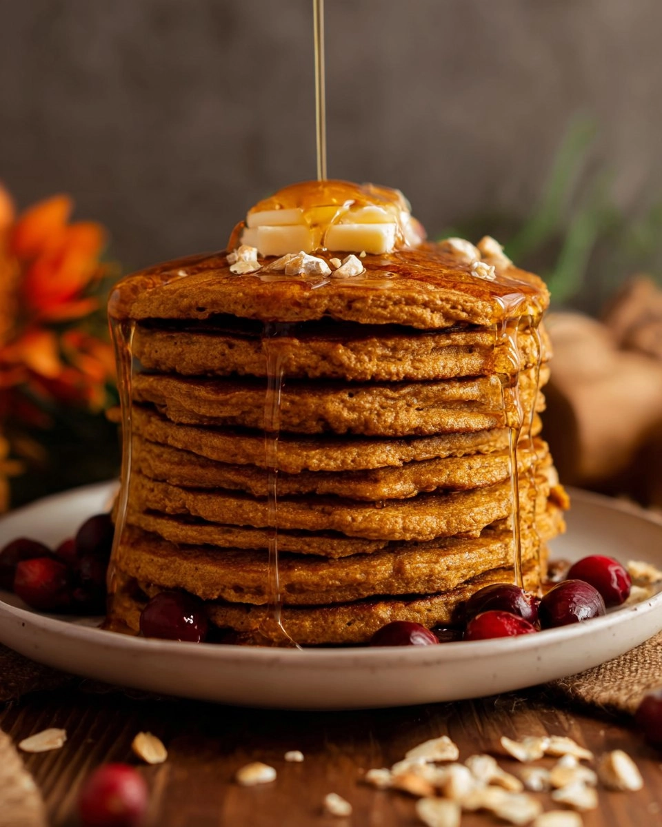 Fluffy Gingerbread Pancakes