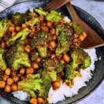 GARLIC-BROCCOLI-STIR-FRY-WITH-CHICKPEAS-Recipe