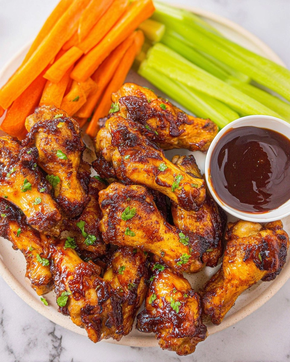 Healthy BBQ Chicken Wings