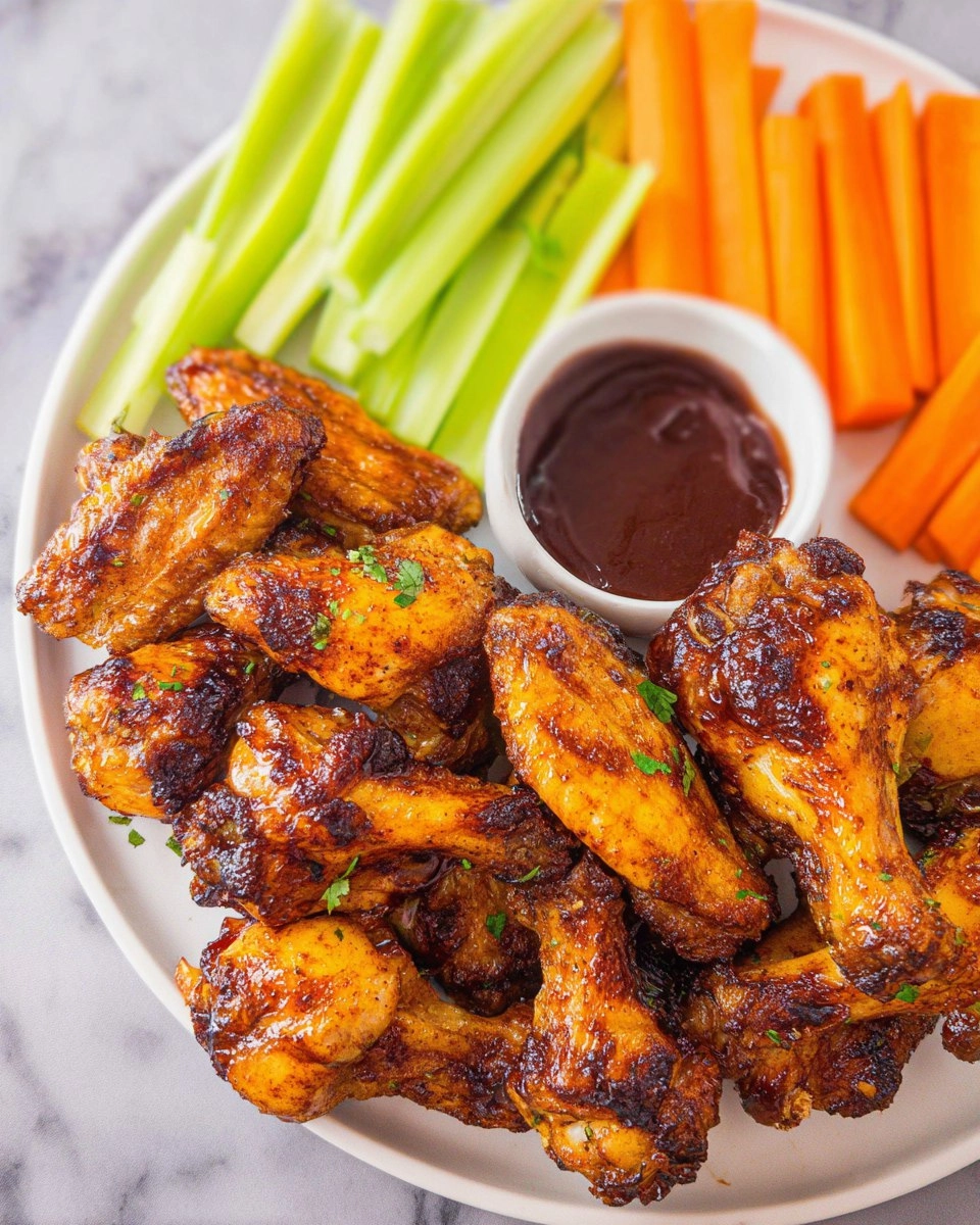 Healthy BBQ Chicken Wings