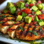 Healthy-Cilantro-Lime-Chicken-with-Avocado-Salsa-Recipe