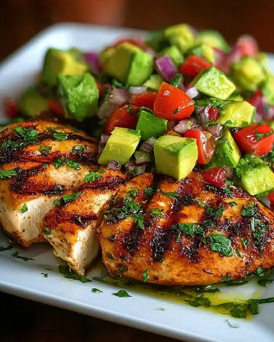 Healthy-Cilantro-Lime-Chicken-with-Avocado-Salsa-Recipe