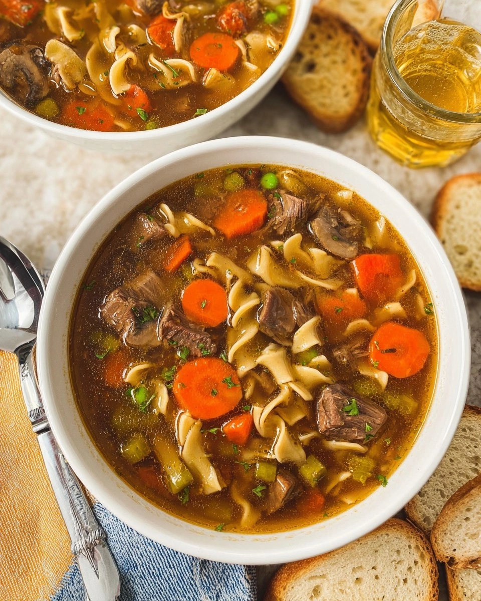 Leftover Prime Rib Soup (Without Bones)