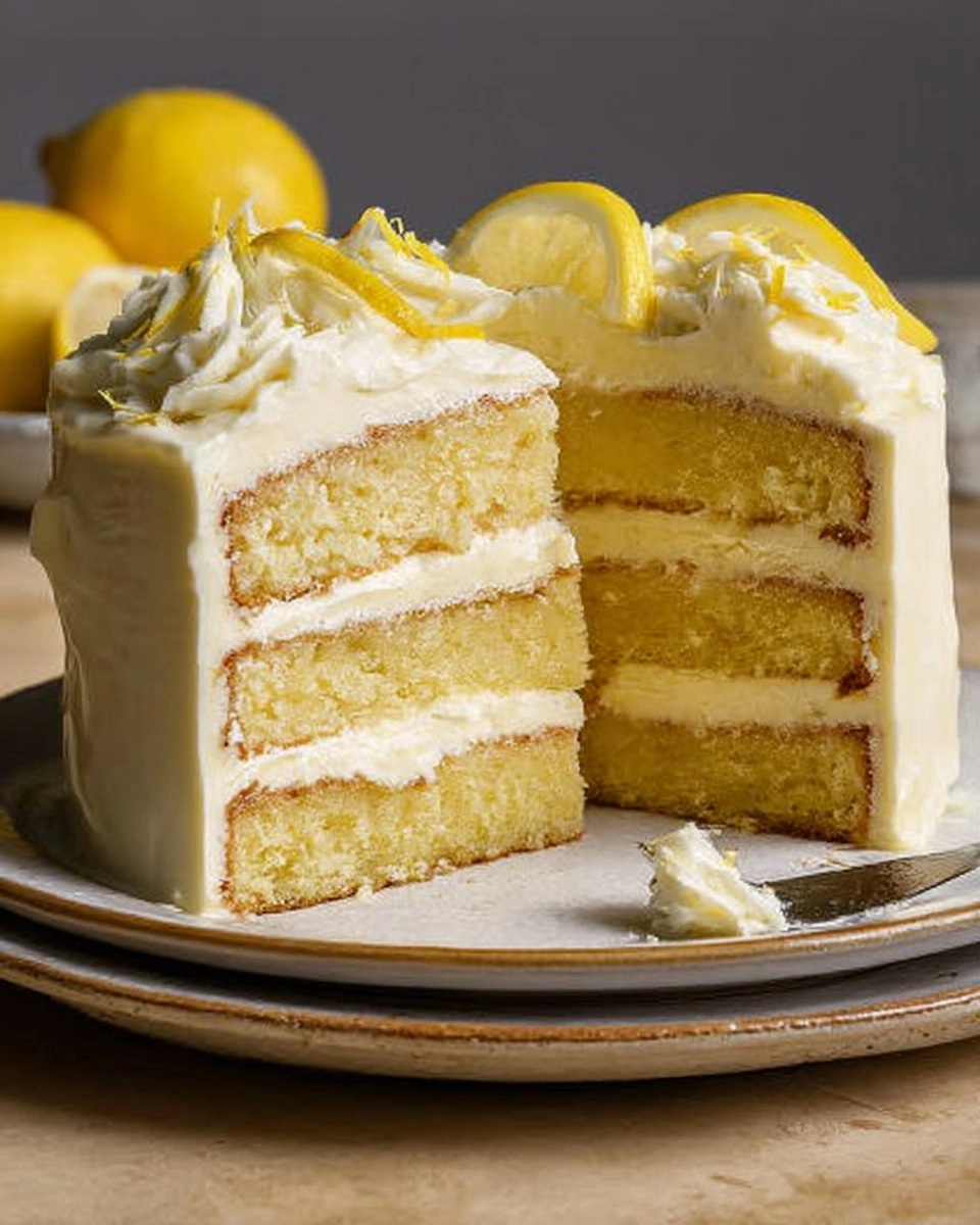 Lemon Mascarpone Cake: Moist Lemon Layers with Fluffy Cream