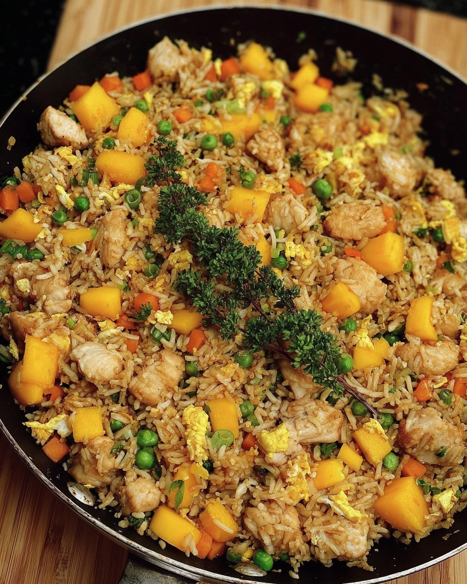 Mango Chicken Fried Rice