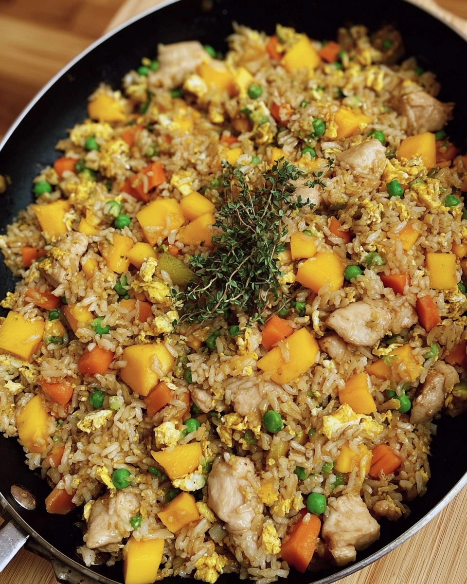 Mango Chicken Fried Rice