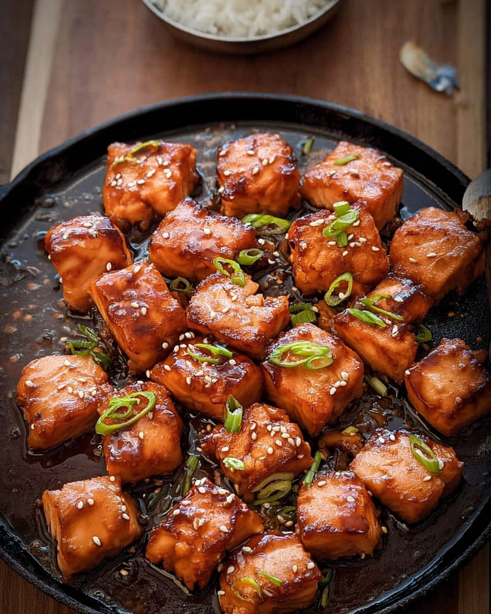 Maple Glazed Salmon Bites 122 Maple Glazed Salmon Bites