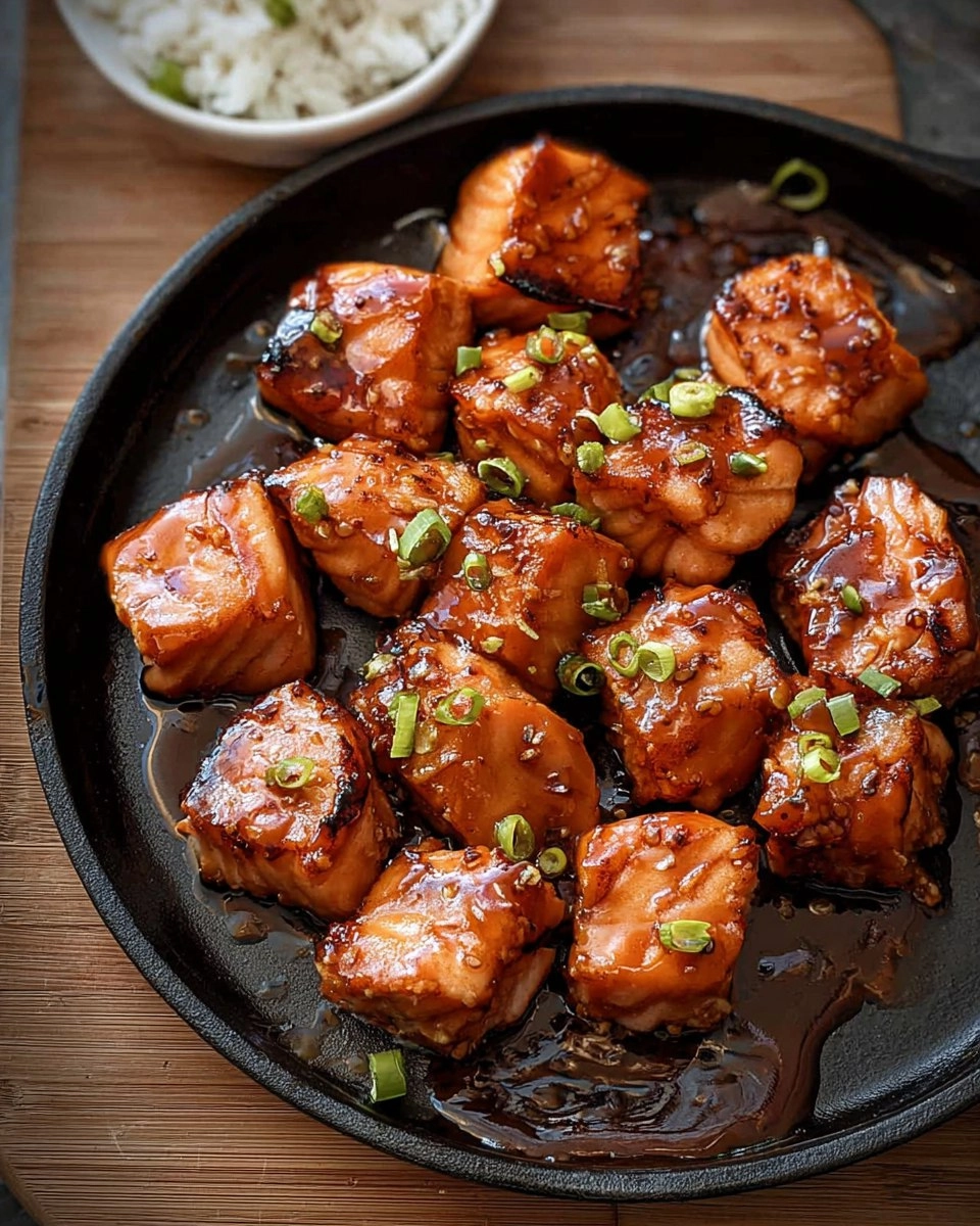 Maple Glazed Salmon Bites 123 Maple Glazed Salmon Bites