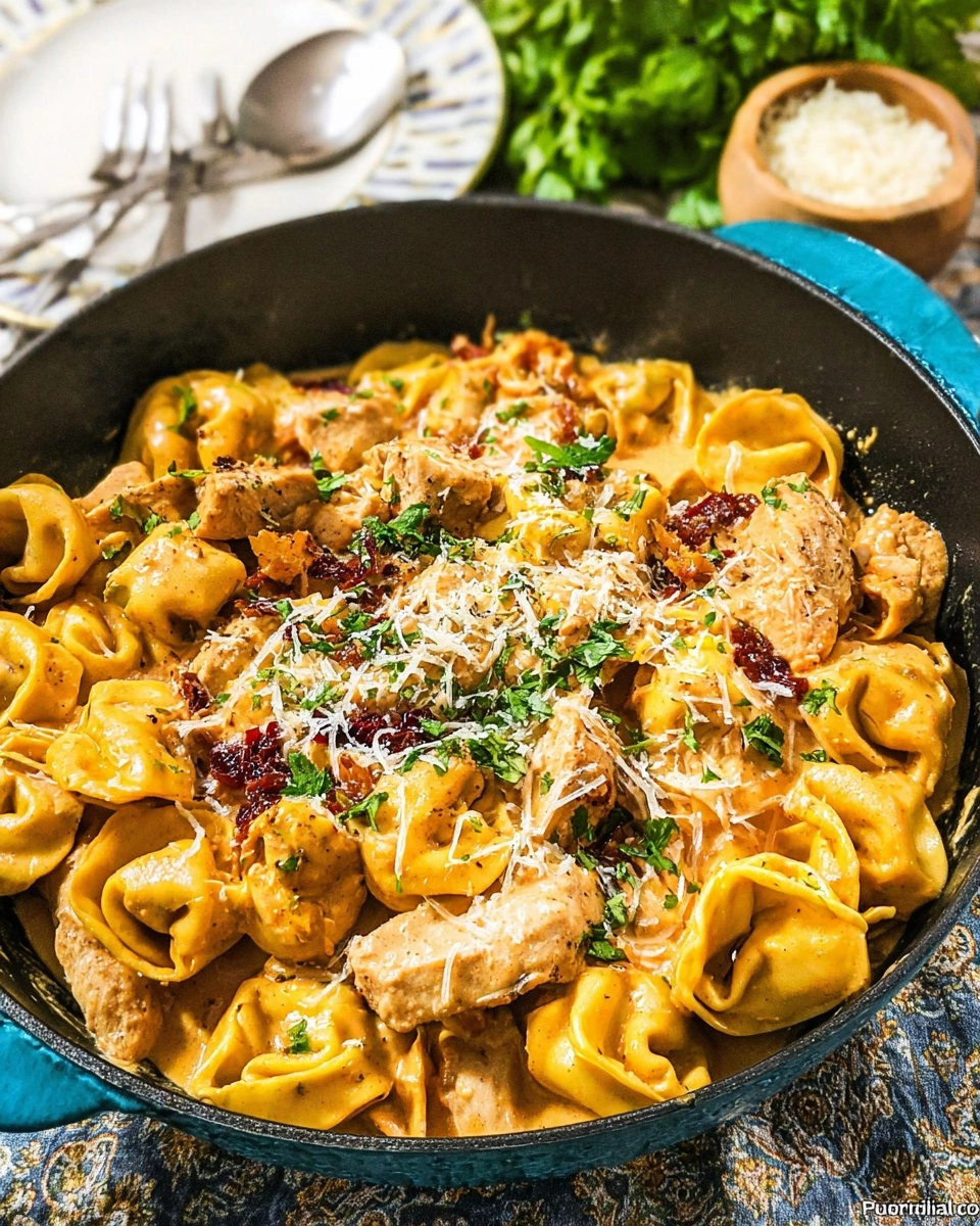 Marry Me Chicken Tortellini (Creamy Mexican Chipotle Sauce)