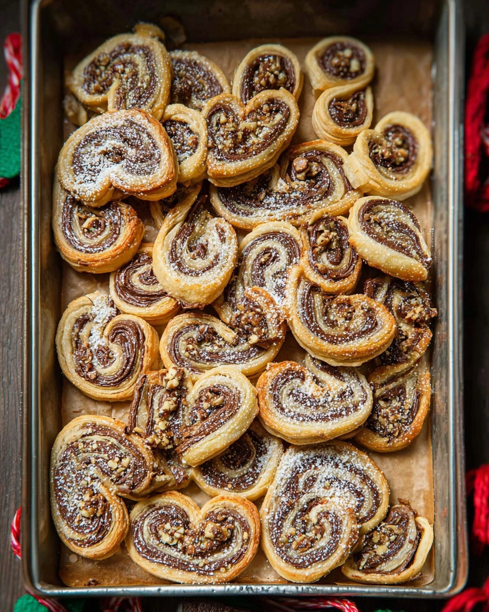 Nutella and Hazelnut Palmiers
