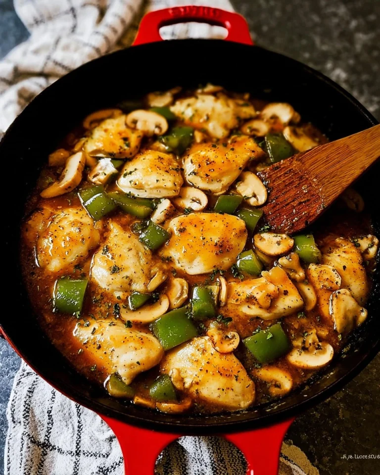 Onion-Soup-Gravy-Chicken-Skillet-Recipe