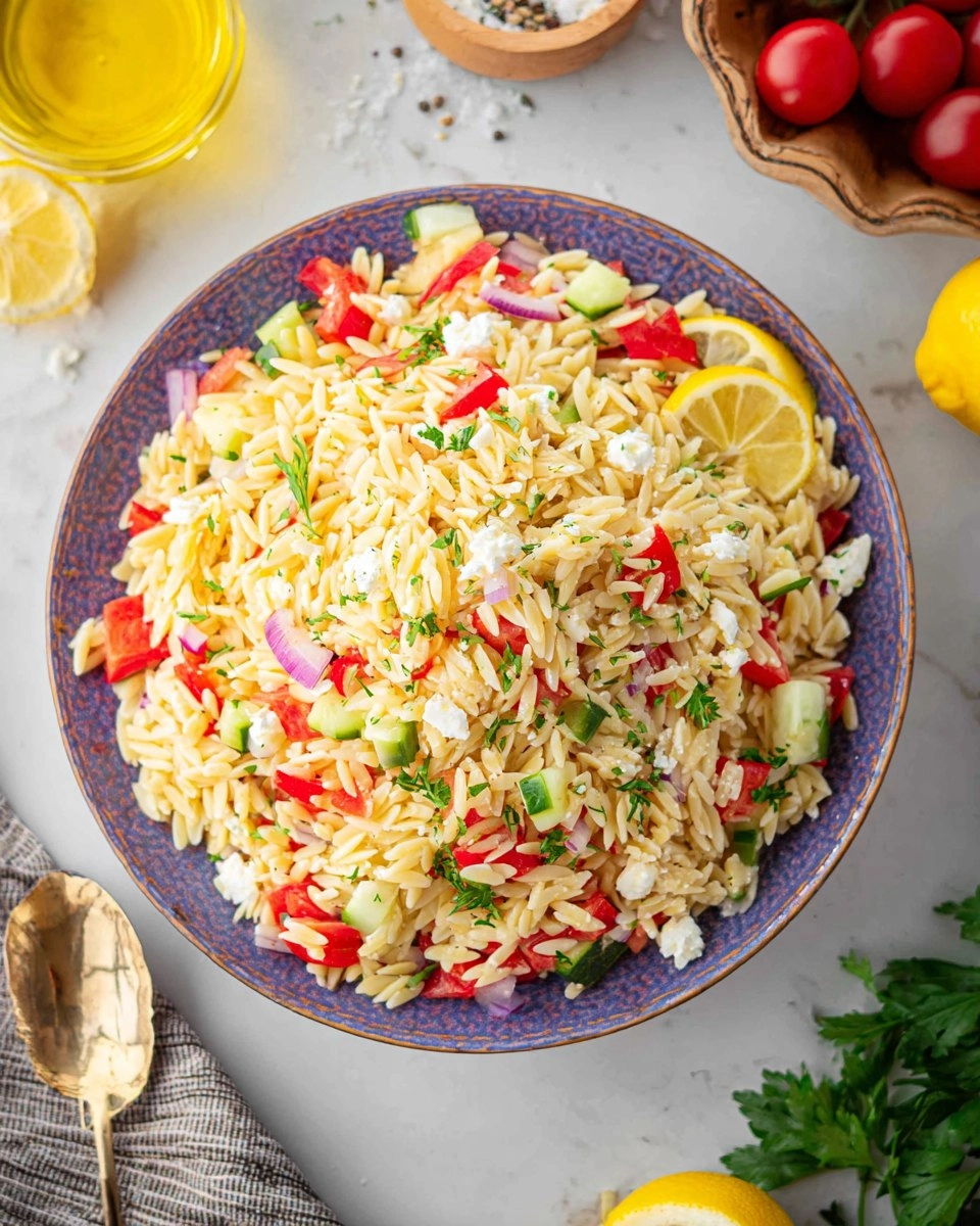 Orzo Lemon Salad