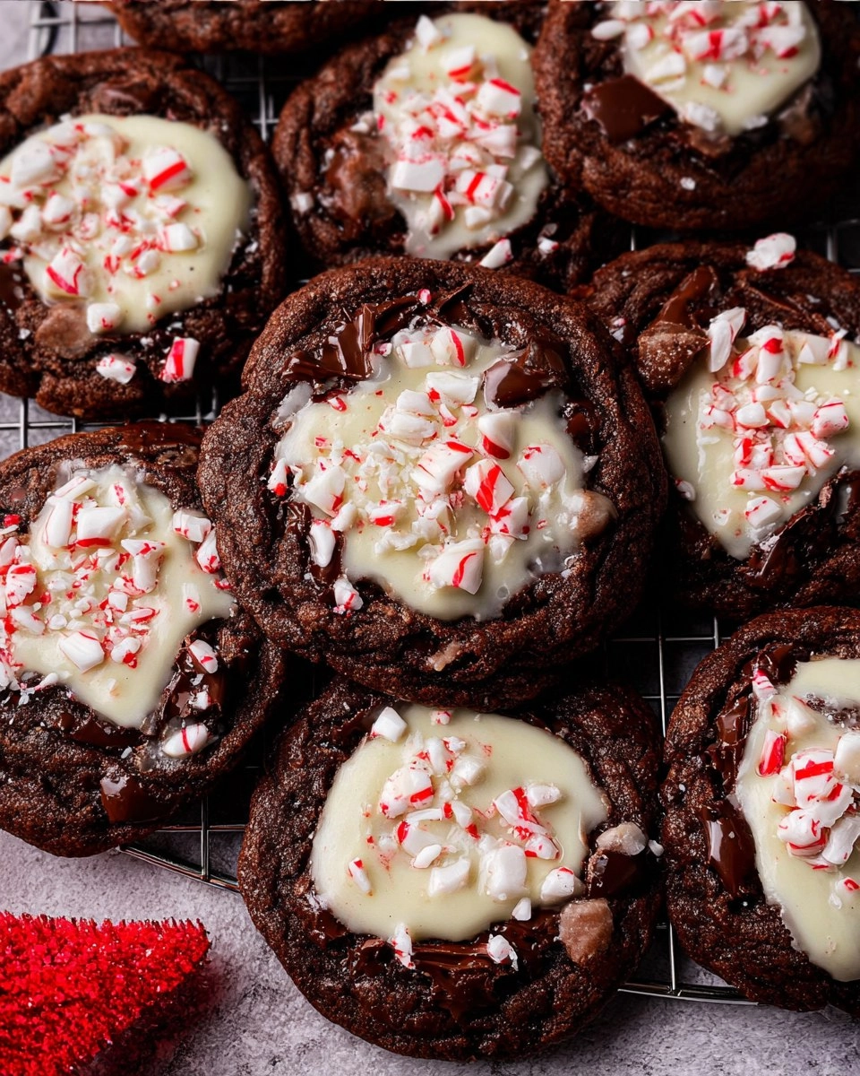 Peppermint Bark Cookies