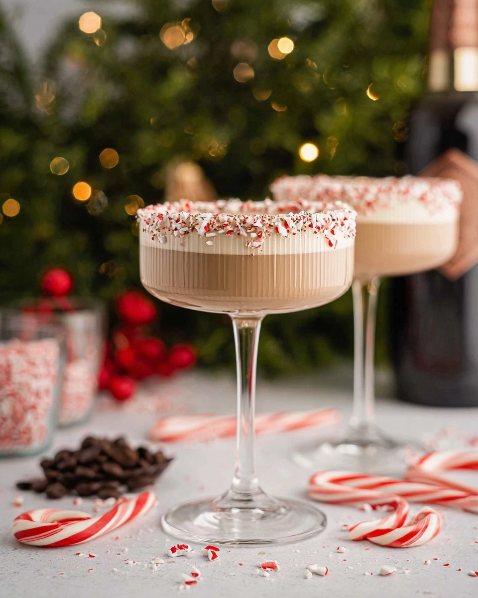 Peppermint Espresso Martinis