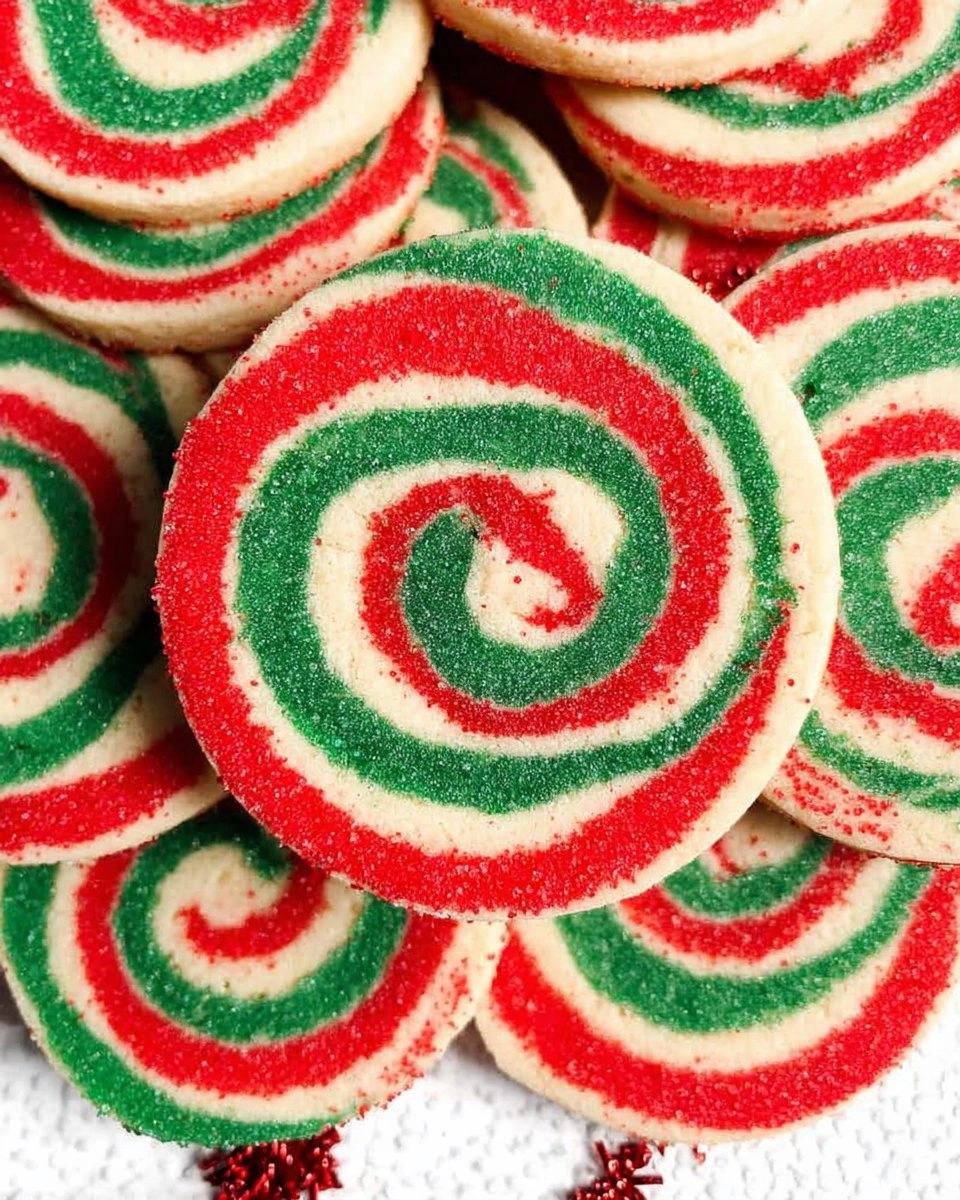 Peppermint Pinwheel Cookies