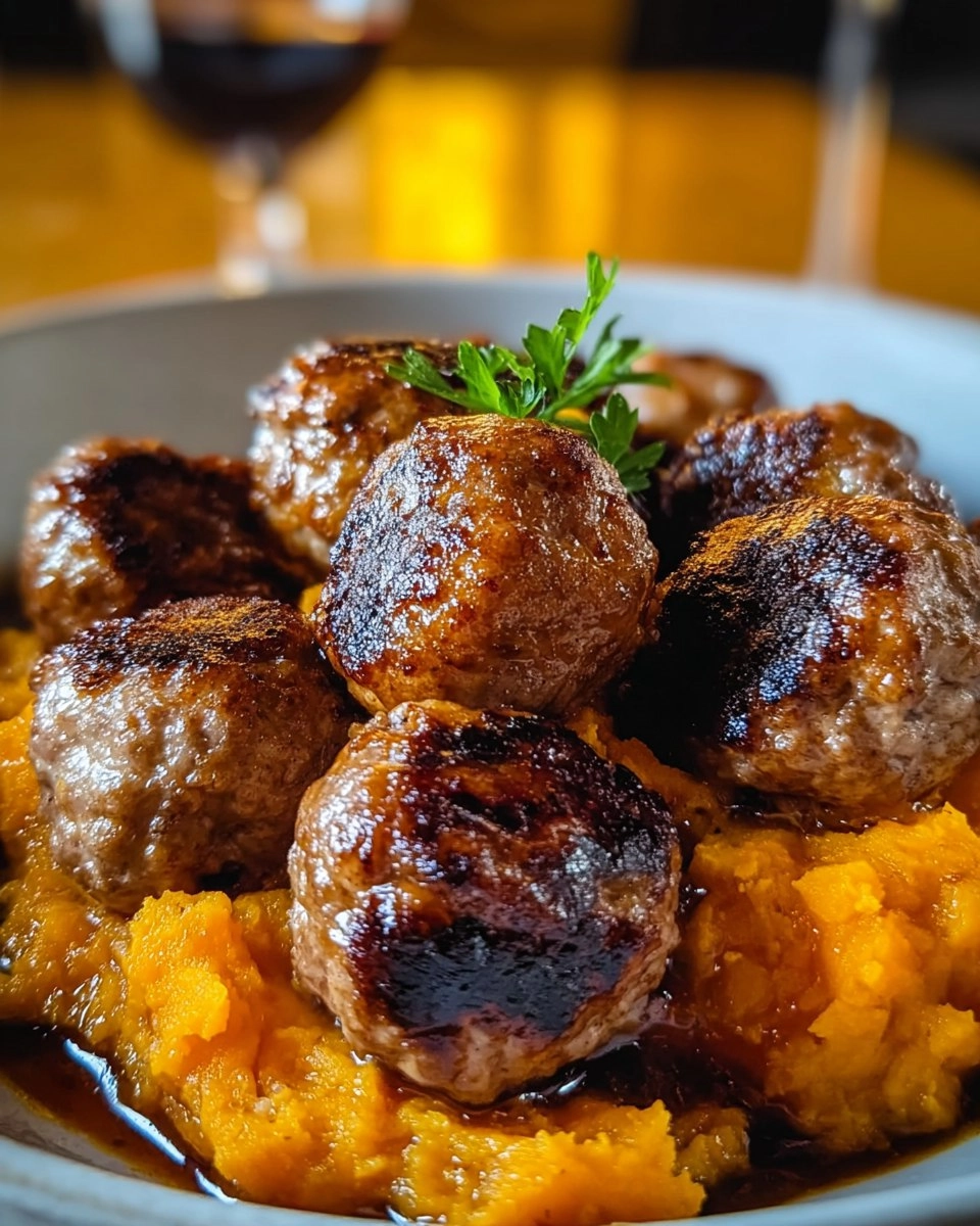 Pork Meatballs Sweet Potato