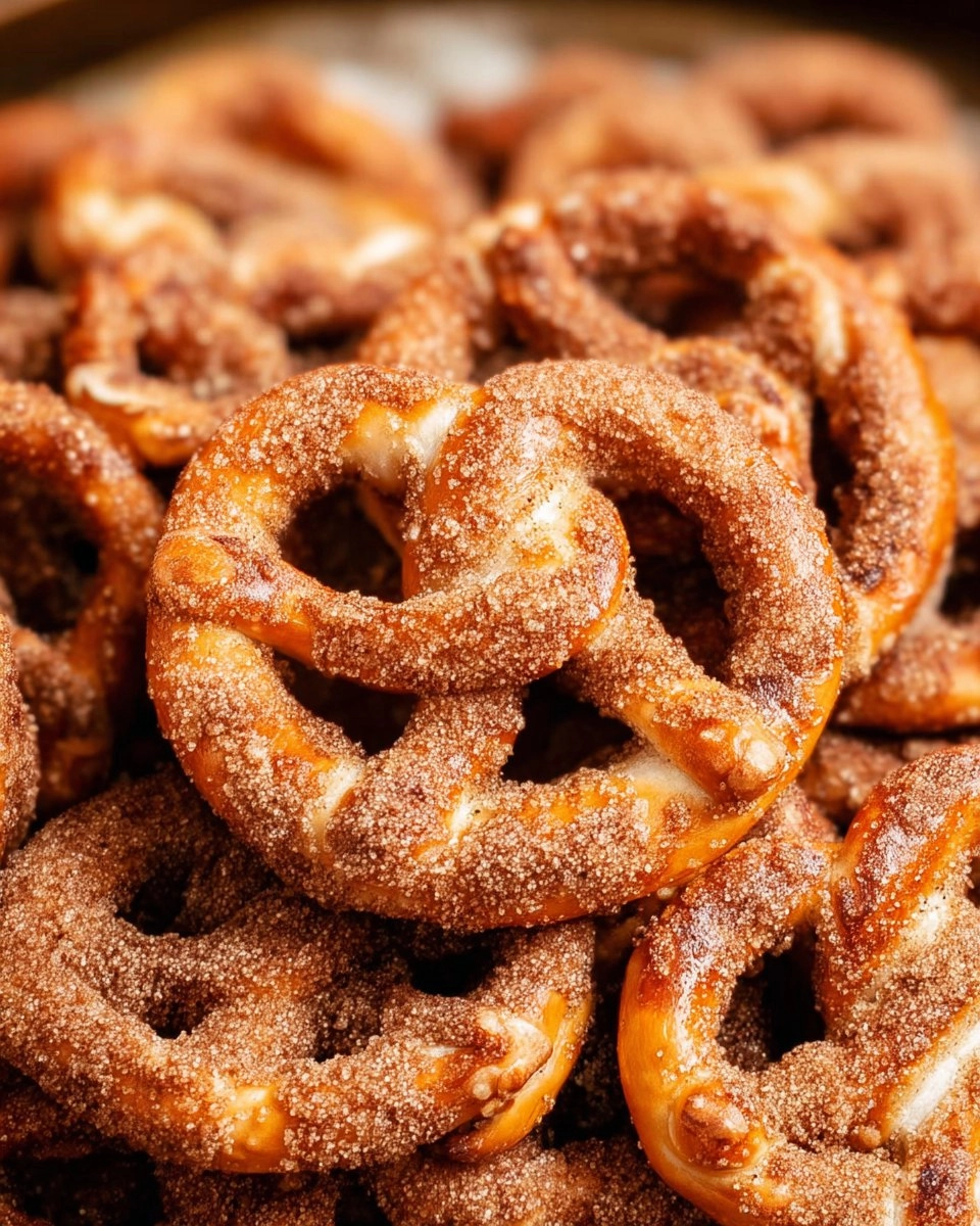 Pretzels with Cinnamon Sugar