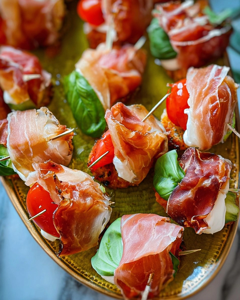 Prosciutto Caprese Bites