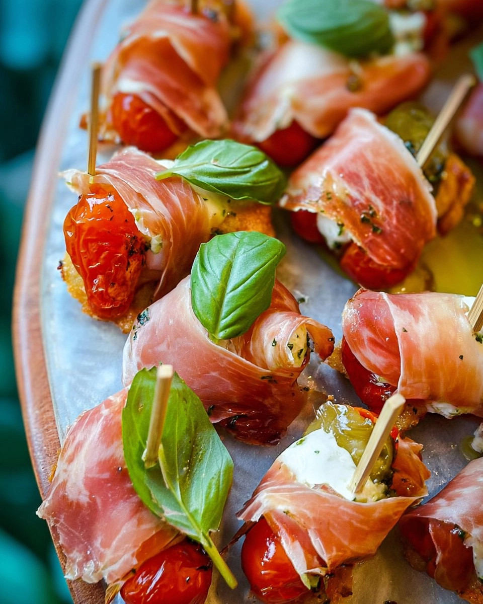 Prosciutto Caprese Bites