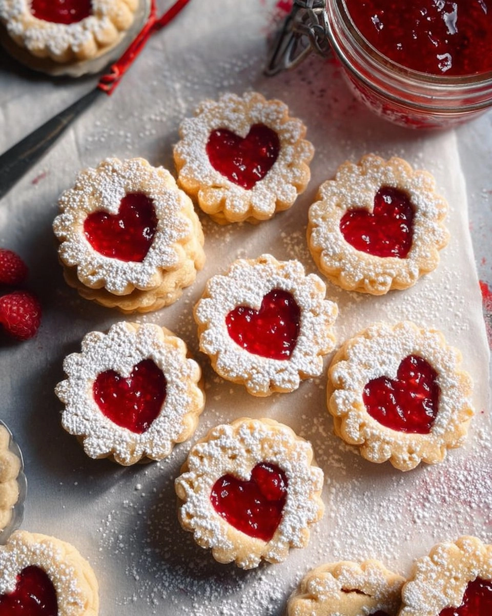 Raspberry Linzer Cookies 112 Raspberry Linzer Cookies