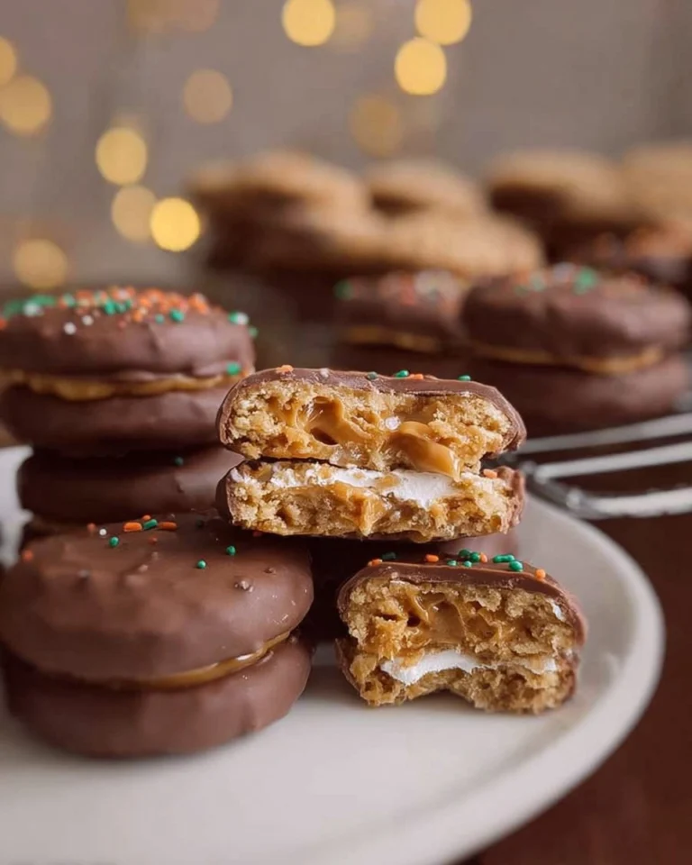 Ritz-Peanut-Butter-Cookies-Easy-No-Bake-Chocolate-Sandwiches-Recipe