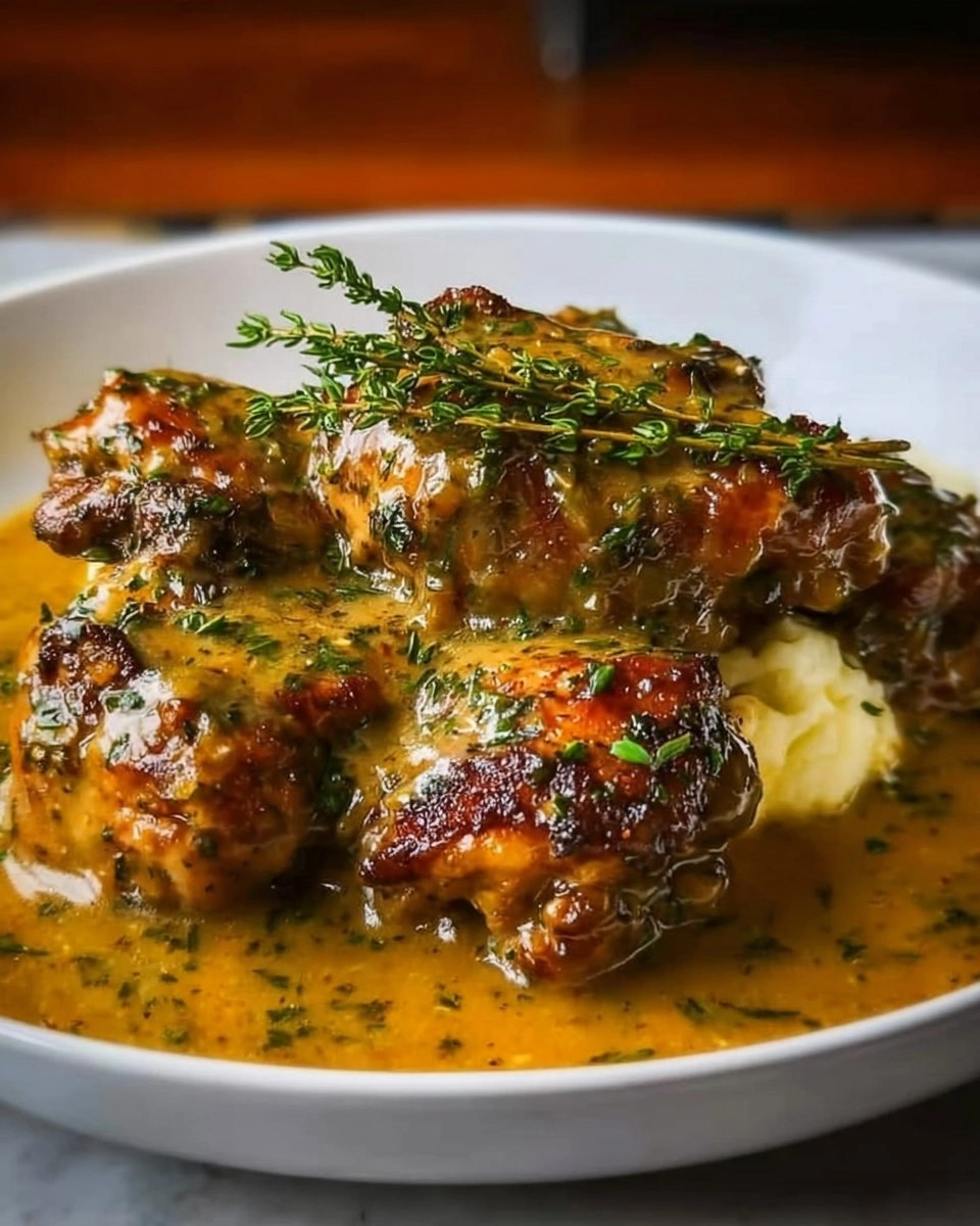 Smothered-Chicken-Thighs-Gravy-Recipe