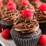 Soft-Chocolate-Cupcakes-with-Sweet-Raspberry-Filling-Recipe