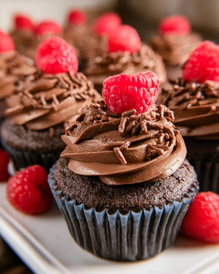 Soft-Chocolate-Cupcakes-with-Sweet-Raspberry-Filling-Recipe