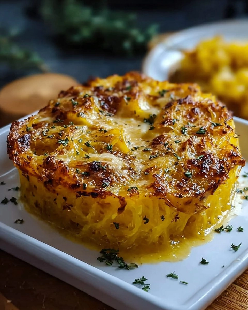 Spaghetti Squash Au Gratin