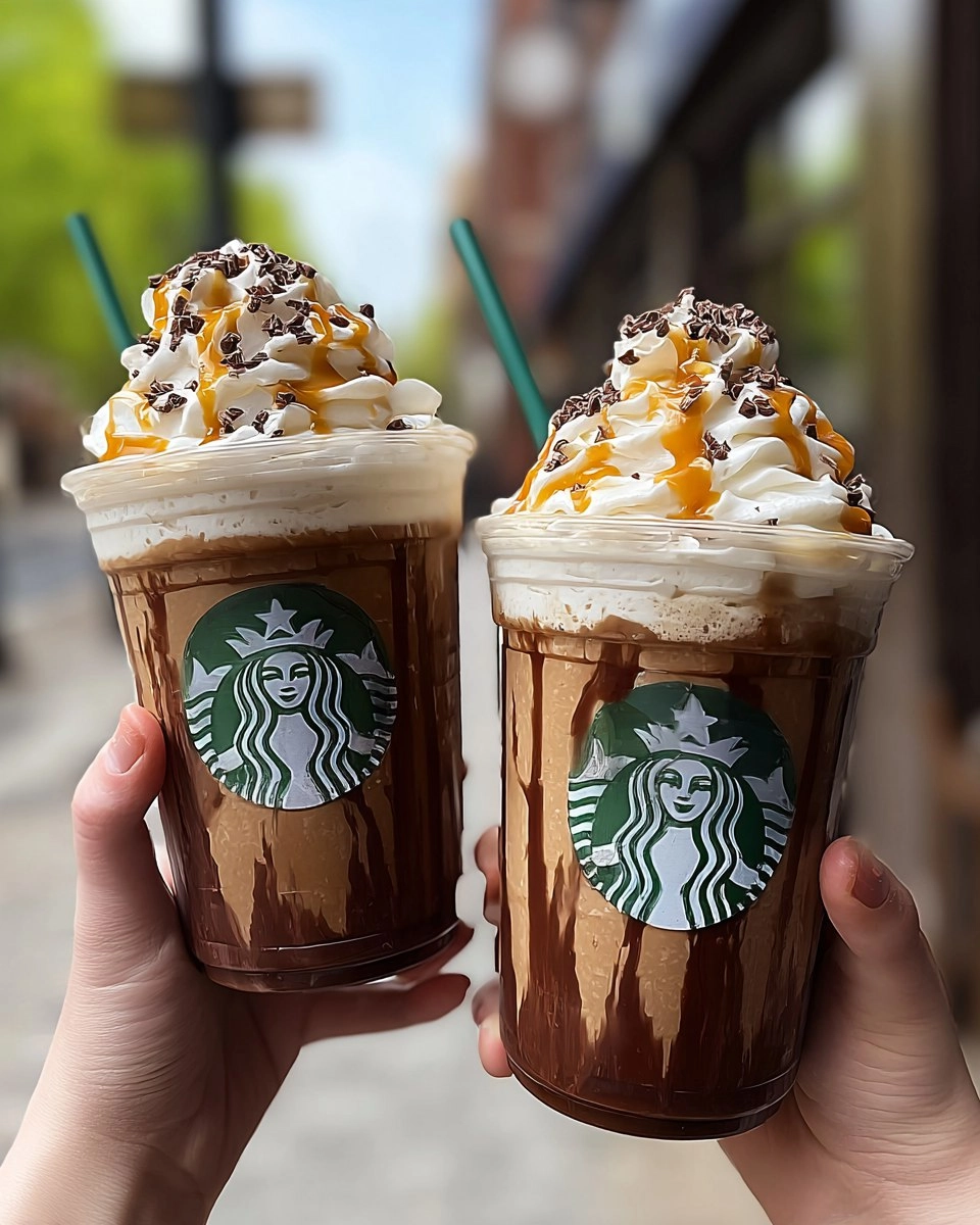 Starbucks-style-Salted-Caramel-Mocha-Frappuccinos-Recipe